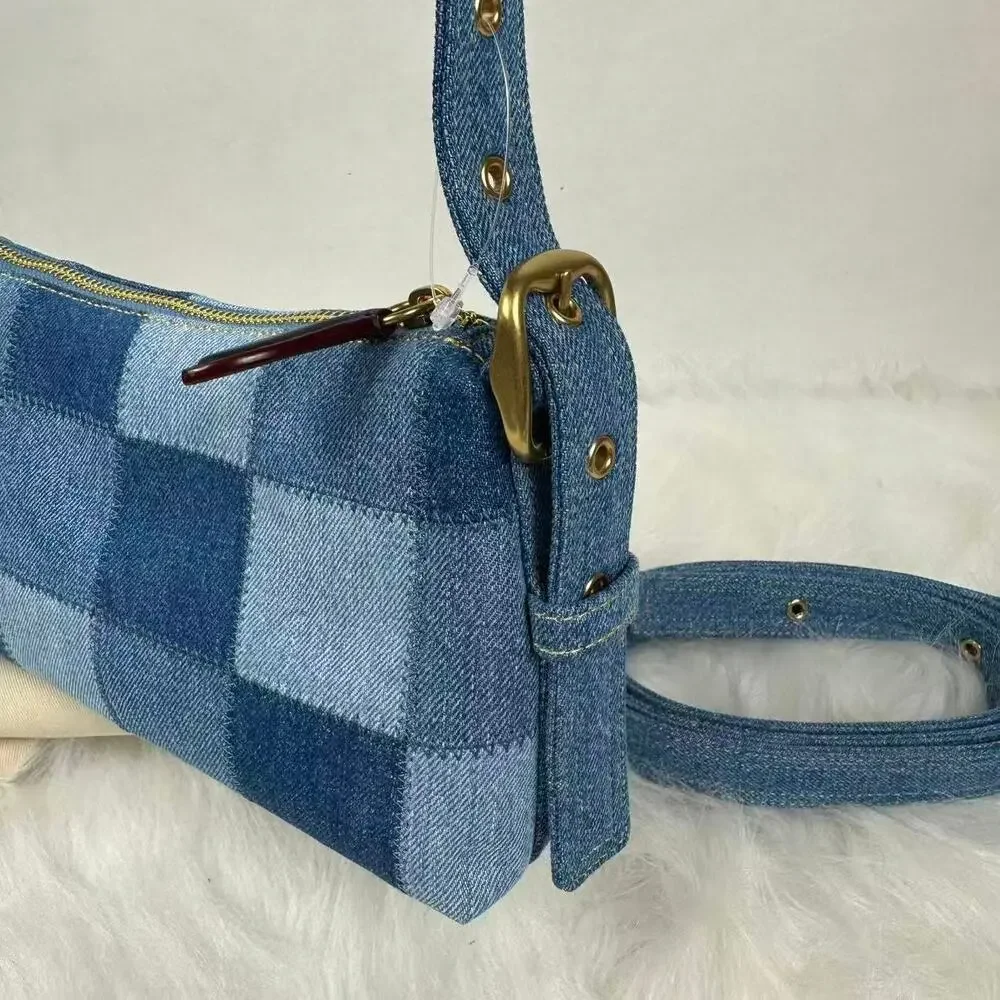 Coach Coachtopia Alter/Ego Small Slouchy Shoulder Bag In Upcrafted Cotton CDT10